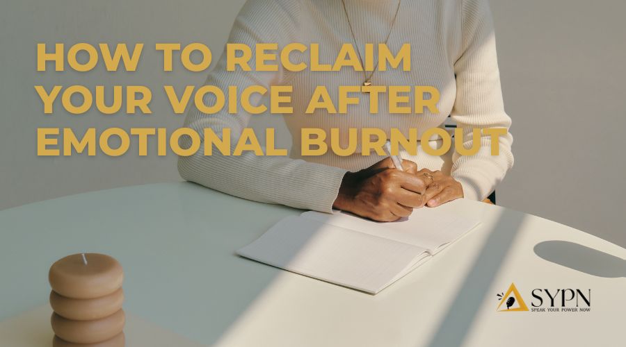 Woman journaling in soft light